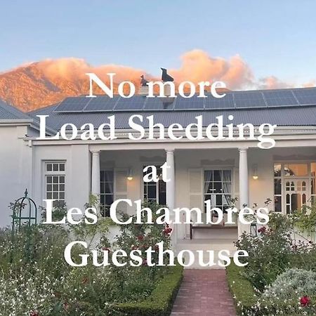 Les Chambres Guest House Franschhoek Exterior foto